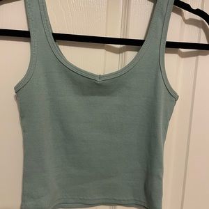 Pastel Green Tank Top